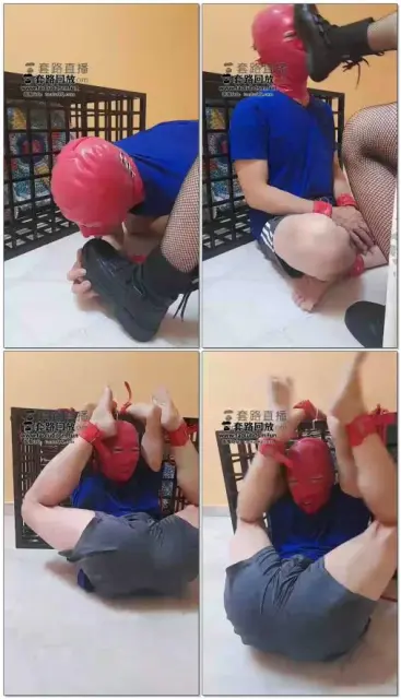 【Ruby灿】踢裆贱狗吊绳绑腿