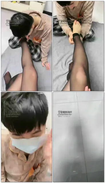 【西柚w】舔丝袜脚，踩踏，手撕丝袜