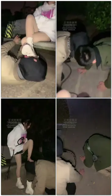 【甜甜Mistress】户外花园溜狗