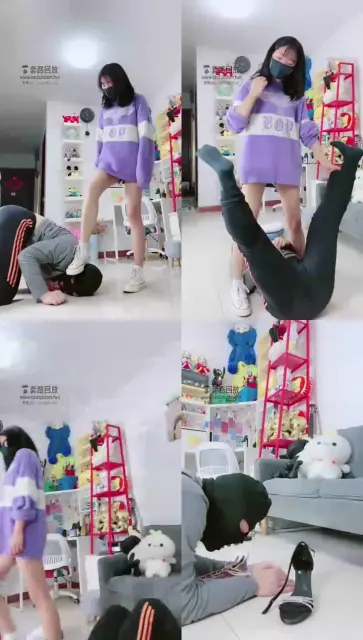 【美离子】2022首调，劲爆踩狗蛋超高抬腿，力量满槽