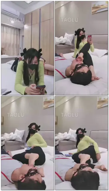 【若依坏坏】自制舔脚工具狗在脚底何候一整夜