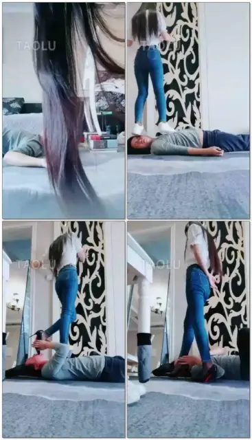 【猫神大人】人体家具桌子腿全体重深喉