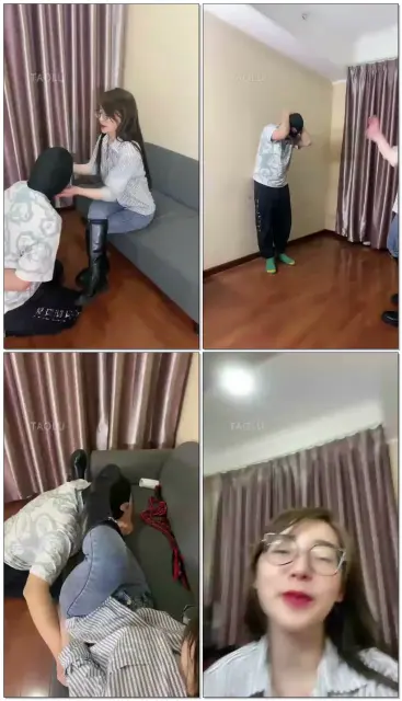 【领主老大】沉浸持续狂暴打奴不说话场暴力持续升级