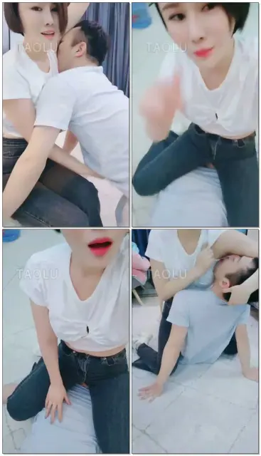 【美丝大】闻舔腋下，牛仔裤窒息坐脸羞辱