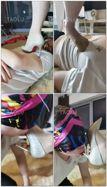 【巴莉女王】高跟踩丝足踩伺候鞋