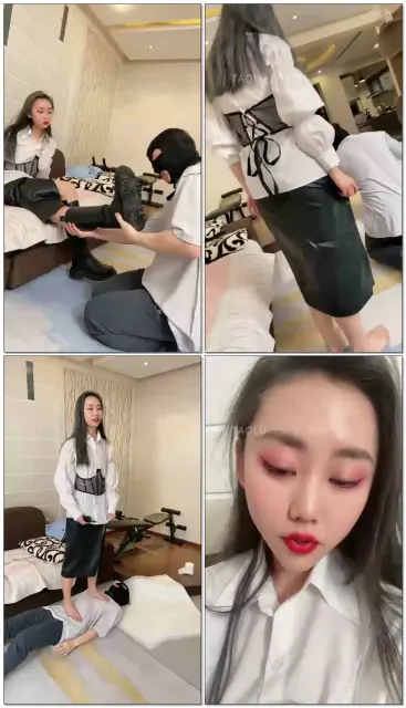 【二宝s】逼狗吃翔之后跳剁肚子加电击折磨