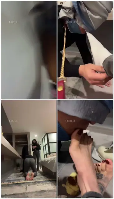 【不知名美女】高清舔脚钻胯，脚底喂食窒息