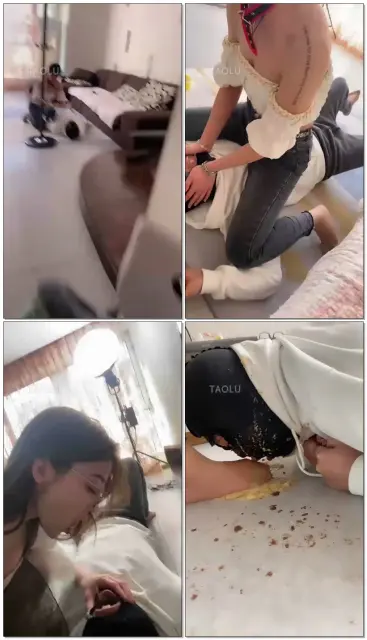 【领主老大】奴下奴女奴呕吐男狗圣水输液袋喂食重口场