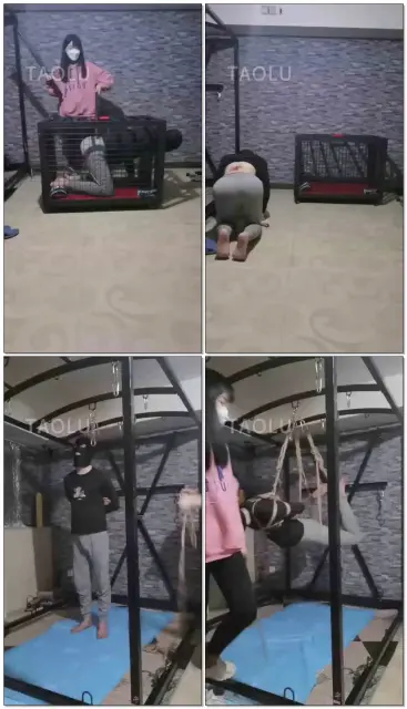 【s夏夏绳缚】调教学生狗