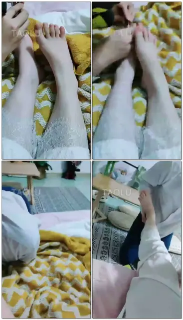 【裳洛洛】卸个美甲，调教深喉踩踏