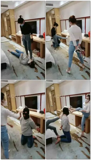 【芒果s&多多s】调教耳光、插狗嘴、揪耳朵、踩踏（二）