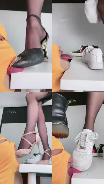 【美离子】踩舌专场5双鞋沉浸视角