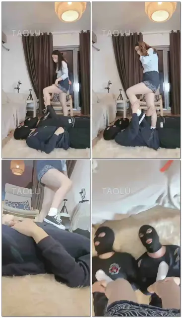 【飞扬女王】踩踏专场（帆布鞋白棉袜肉丝）