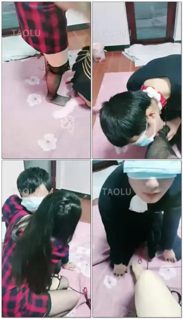 【熟女coco】捆绑舔脚骑马