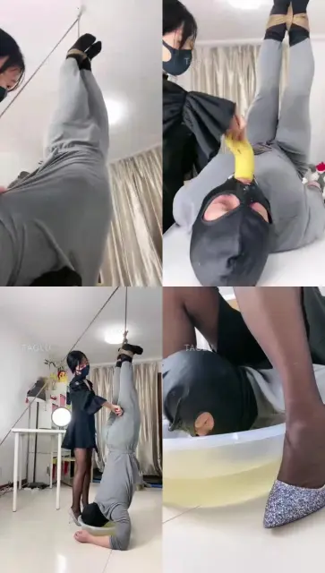 【美离子】全体重倒吊