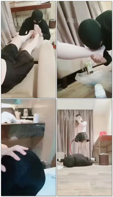 【佛山小乔女主】脚喂食+红酒+酸奶舔脚