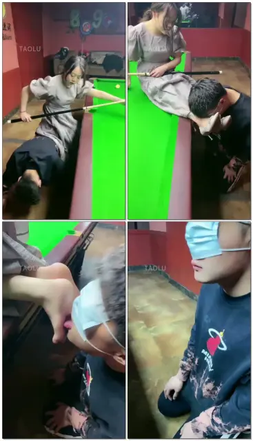 【逗逗】和朋友打台球找个私教敢猥琐我？妈的狠调！