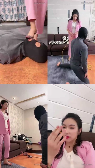 【鑫儿教头】复仇篇骗前男上司高跟踩虐踩头