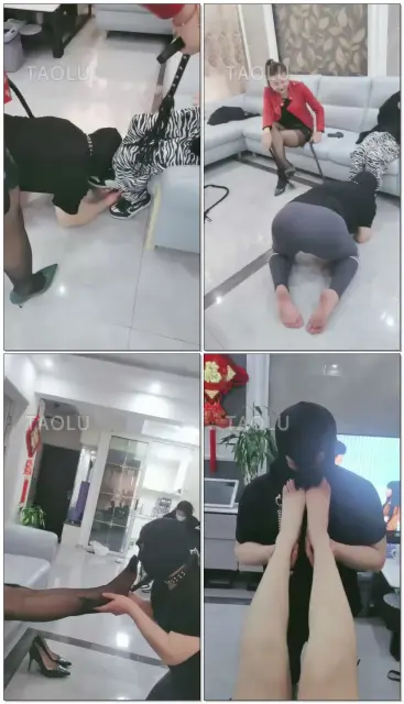 【梦蝶女王大人】素人闺蜜来做客，一起玩家奴