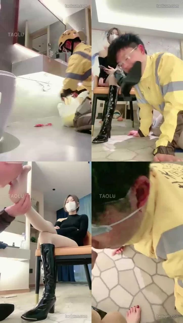 【希希子】开发外卖员诱惑成为脚底下的狗