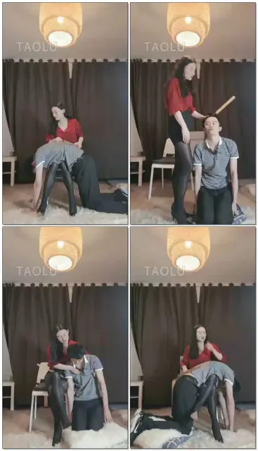 【飞扬女王】妈妈戒尺训导狗儿子