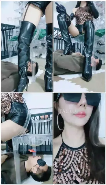 【睸娘s】高跟长靴调教贱狗