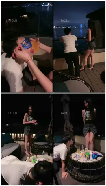 【微希】震惊！绝对刺激，超五星酒店TJ服务员乱入