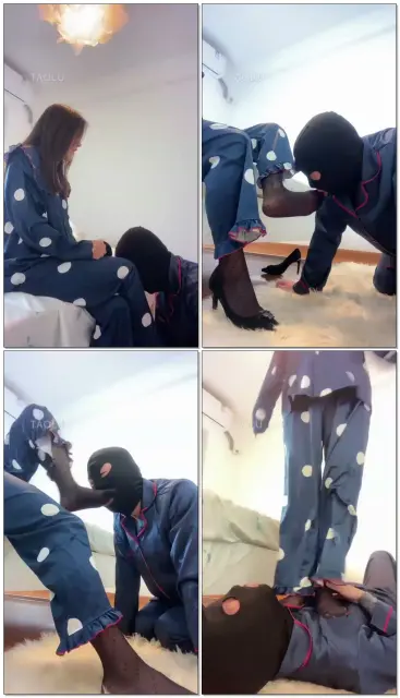 【巴莉女王】调教老公成为狗奴