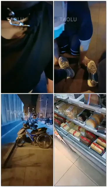 【仙飒】户外玩狗子带着去超市买东西