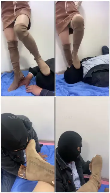 【巴莉女王】踩剁舔脏鞋底