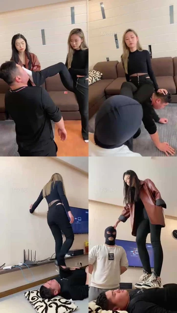 【二宝ss】手脚耳光重度组合打新家狗高跟根扎胸部