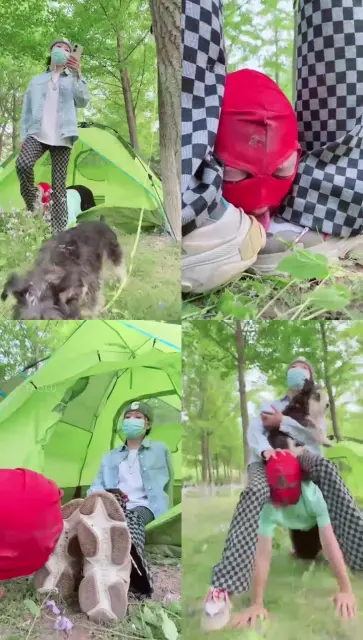 【美离子】户外露营兴致来了搞一下