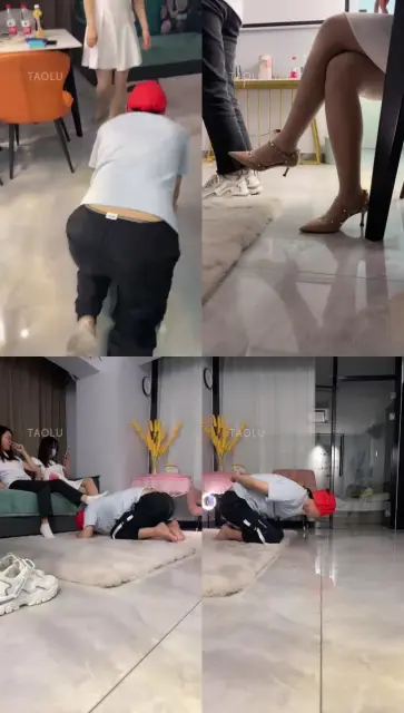 【妗子】清理高跟鞋舔脚踩头