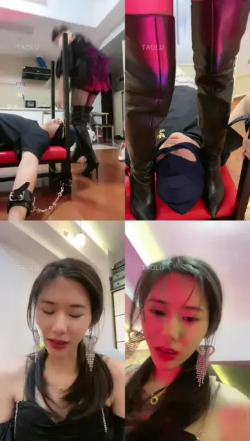 【芷晴】大黑靴全场全体重踩头踩脸踩脖子踩脸踩脸