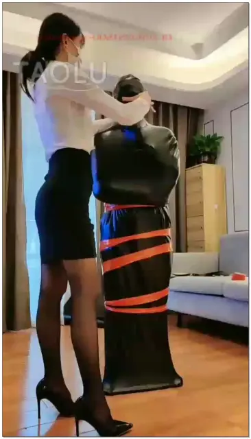 【暴力美学s】职业装女神养的一条狗，超羞辱钻胯，跟地上爬