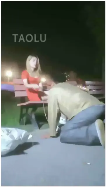 【幼稚园的小太子】户外调教拾荒者