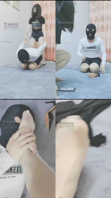 【灵竹】高跟踢打踩头