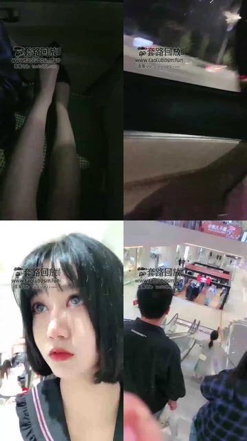 【Vinni维妮e】在商场调教贱狗偶遇她的同学