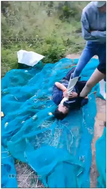 【暴力美学】户外调教，剧情暴揍劫匪