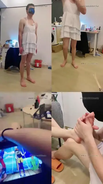 【骨精精】训狗舔脚加按摩