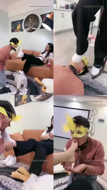 【鑫儿】强制舔脚深喉