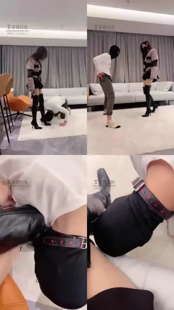 【美美子】调教小奶狗被踢裆虐乳