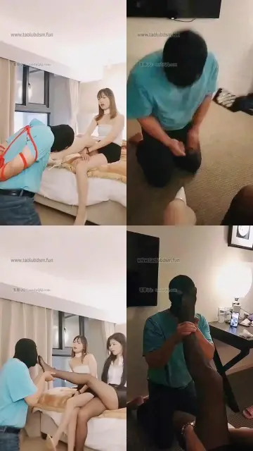 【初见大大和安琪】各种方法玩贱奴