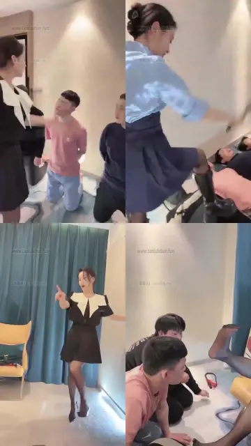 【潘妮】深夜happy多主调教多奴