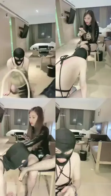 【百变女王鹿】记录调教无专场什么都有 滴蜡 舔脚 深喉 