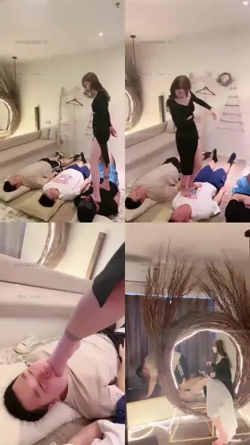 【领主老大】玩两个脚奴下半场