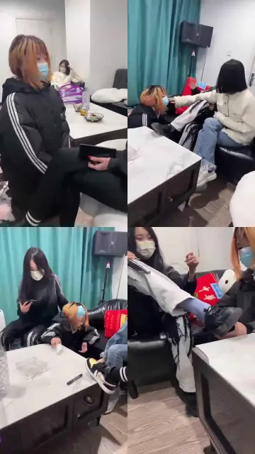 【全国最贱】女主带两个素人学生羞辱我