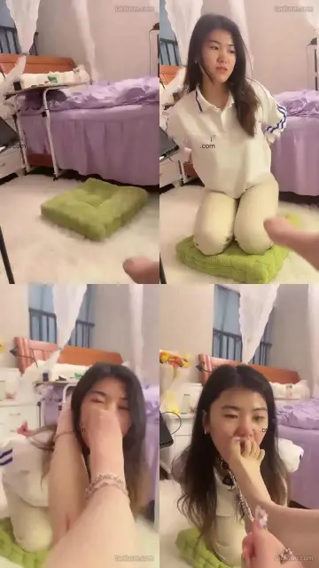 【橘子没熟】调教高中女同学来家里了