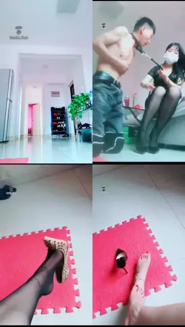 【魅影女神】惩罚做错事的圈养奴 