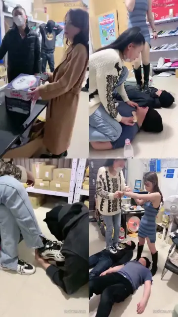 【领主老大】剧情开发快递站的老板成为脚下的贱奴